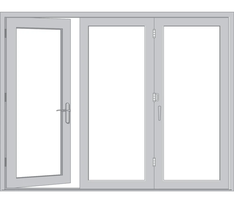 Traverse City Pella Architect Reserve Series Contemporary Bifold Patio Door